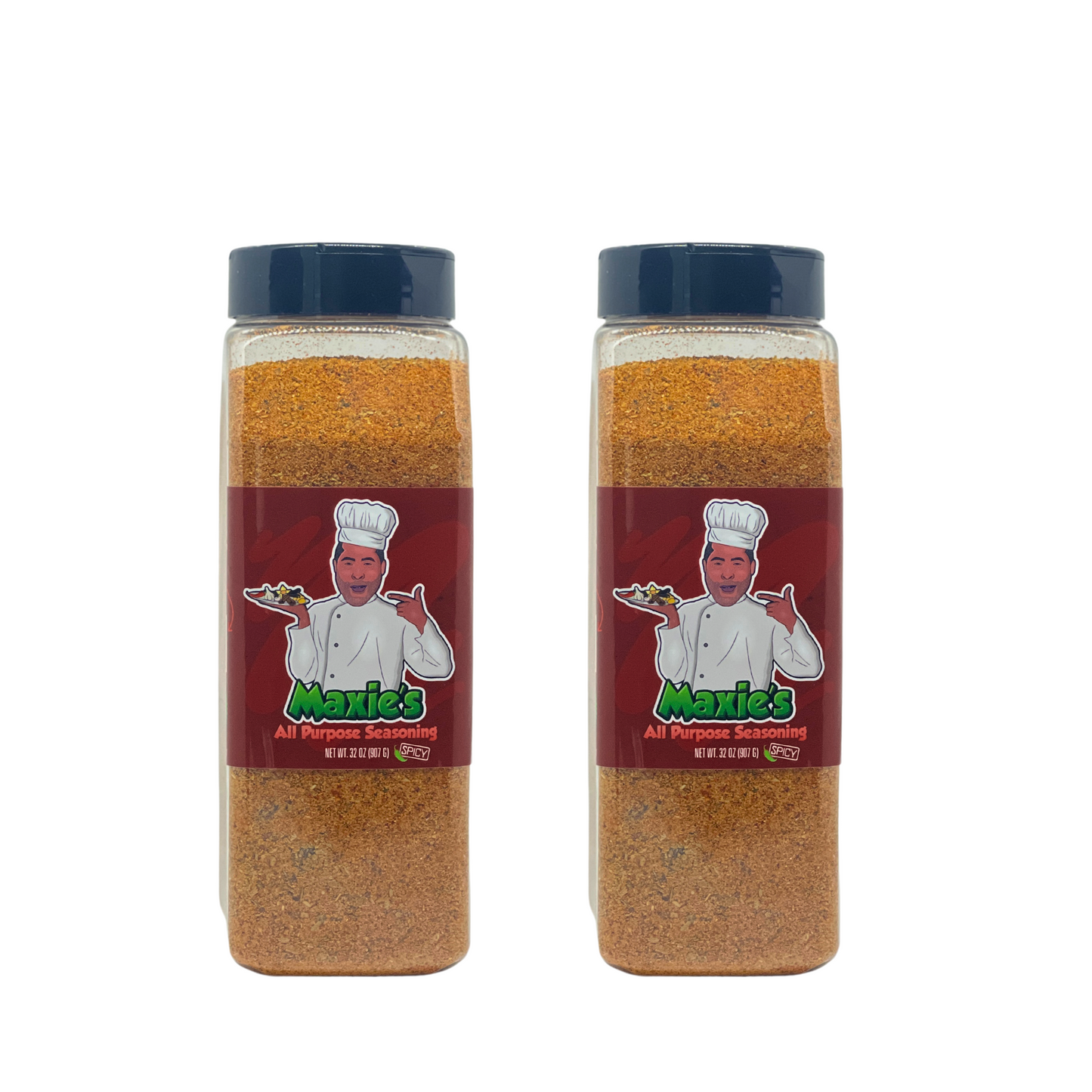 Maxie's Spicy All-Purpose Seasoning 32 oz (2 Bottle Bundle)