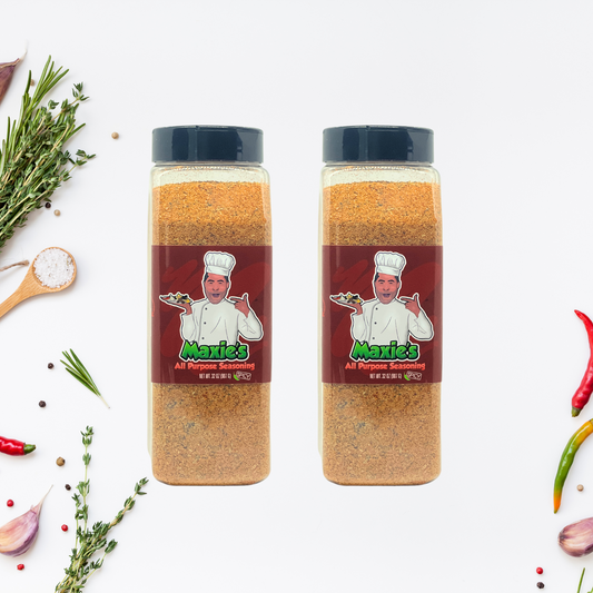 Maxie's Spicy All-Purpose Seasoning 32 oz (2 Bottle Bundle)