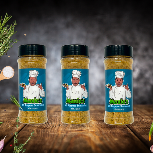 Maxie's All-Purpose Seasoning 8 oz (3 Bottle Bundle)
